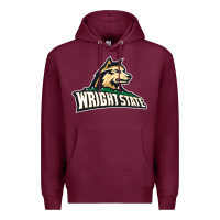 Burgundy wright state Premium Hoodie - linhVisuals