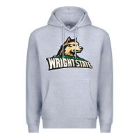 Heather Grey wright state Premium Hoodie - linhVisuals