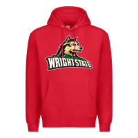 Red wright state Premium Hoodie - linhVisuals
