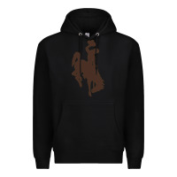 Black wyoming athletics Premium Hoodie - linhVisuals
