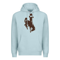 Blue Mist wyoming athletics Premium Hoodie - linhVisuals