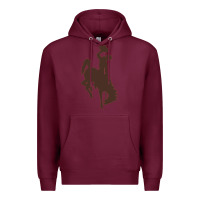 Burgundy wyoming athletics Premium Hoodie - linhVisuals