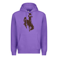 Purple wyoming athletics Premium Hoodie - linhVisuals