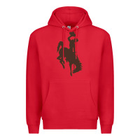 Red wyoming athletics Premium Hoodie - linhVisuals