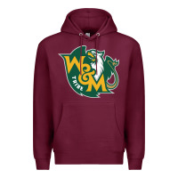Burgundy william and mary Premium Hoodie - linhVisuals