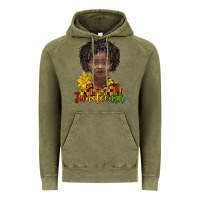 Vintage Olive juneteenth black boy Vintage Hoodie - BarkalooDesign
