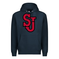 Navy st. john's red Premium Hoodie - linhVisuals