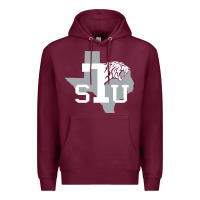 Burgundy texas southern Premium Hoodie - linhVisuals