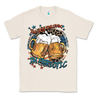 Natural I'm not drunk i'm patriotic Classic Tee - FaDigitalArtStudio