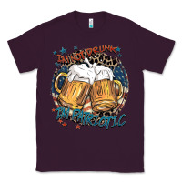 Plum I'm not drunk i'm patriotic Classic Tee - FaDigitalArtStudio