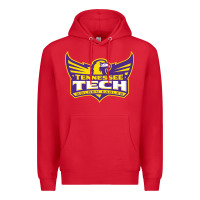 Red tennessee tech Premium Hoodie - linhVisuals