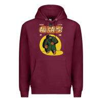 Burgundy madlib doom hip hop Premium Hoodie - linhVisuals