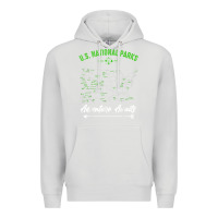 Dove Grey national parks adventure lover camping hiking camper fan t shirt Premium Hoodie - linhVisuals