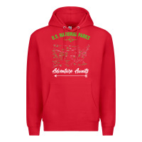 Red national parks adventure lover camping hiking camper fan t shirt Premium Hoodie - linhVisuals