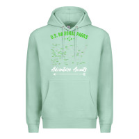 Seafoam national parks adventure lover camping hiking camper fan t shirt Premium Hoodie - linhVisuals