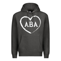 Charcoal Heather aba therapy gift for behavior analyst  womens aba premium t shirt Premium Hoodie - linhVisuals