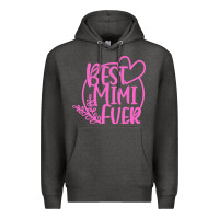 Charcoal Heather best mimi ever Premium Hoodie - linhVisuals