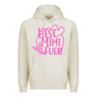 Oatmeal Heather best mimi ever Premium Hoodie - linhVisuals