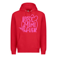 Red best mimi ever Premium Hoodie - linhVisuals