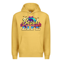 Antique Gold beach life Premium Hoodie - BarkalooDesign