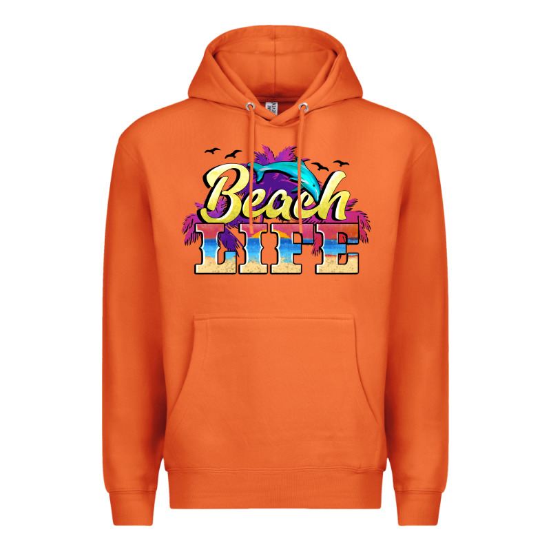 Beach Life Premium Hoodie by BarkalooDesign | Teevron