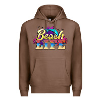 Chestnut beach life Premium Hoodie - BarkalooDesign