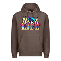 Coffee beach life Premium Hoodie - BarkalooDesign