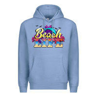 Colony Blue beach life Premium Hoodie - BarkalooDesign