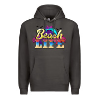 Smoke beach life Premium Hoodie - BarkalooDesign
