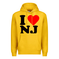 Lemon i love nj Premium Hoodie - linhVisuals