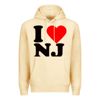 Pina Colada i love nj Premium Hoodie - linhVisuals