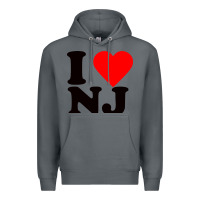 Rock i love nj Premium Hoodie - linhVisuals