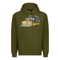 Army Green killdozer tread back tank top Premium Hoodie - linhVisuals