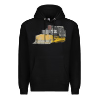 Black killdozer tread back tank top Premium Hoodie - linhVisuals