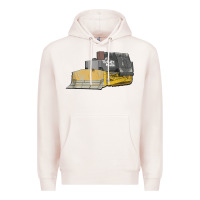 Pale Pink killdozer tread back tank top Premium Hoodie - linhVisuals