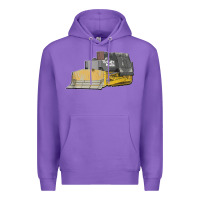 Purple killdozer tread back tank top Premium Hoodie - linhVisuals