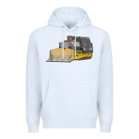 White killdozer tread back tank top Premium Hoodie - linhVisuals