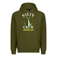 Army Green salty crew Premium Hoodie - linhVisuals