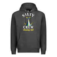 Charcoal Heather salty crew Premium Hoodie - linhVisuals