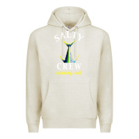 Oatmeal Heather salty crew Premium Hoodie - linhVisuals