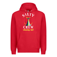 Red salty crew Premium Hoodie - linhVisuals