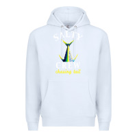 White salty crew Premium Hoodie - linhVisuals