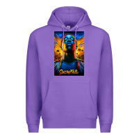 Purple snowfall fx tv show Premium Hoodie - linhVisuals