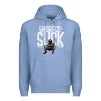 Colony Blue EMBRACE THE SUCK VINTAGE Premium Hoodie - linhVisuals