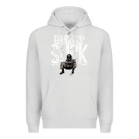 Dove Grey EMBRACE THE SUCK VINTAGE Premium Hoodie - linhVisuals