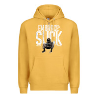 Mustard EMBRACE THE SUCK VINTAGE Premium Hoodie - linhVisuals