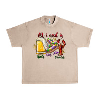 French Oak all i need is beer king cake crawfish Urban Heavy Tee - SublimationCraftShop