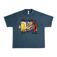 Midnight Navy all i need is beer king cake crawfish Urban Heavy Tee - SublimationCraftShop