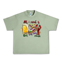 Oil Green all i need is beer king cake crawfish Urban Heavy Tee - SublimationCraftShop