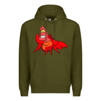 Army Green The Little Mermaid Sebastian Costume Premium Hoodie - linhVisuals